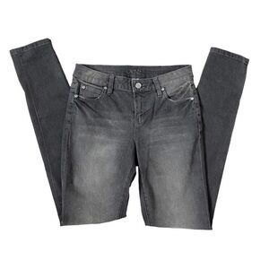 Cache Black Wash Straight Leg Boho Jeans SZ 2